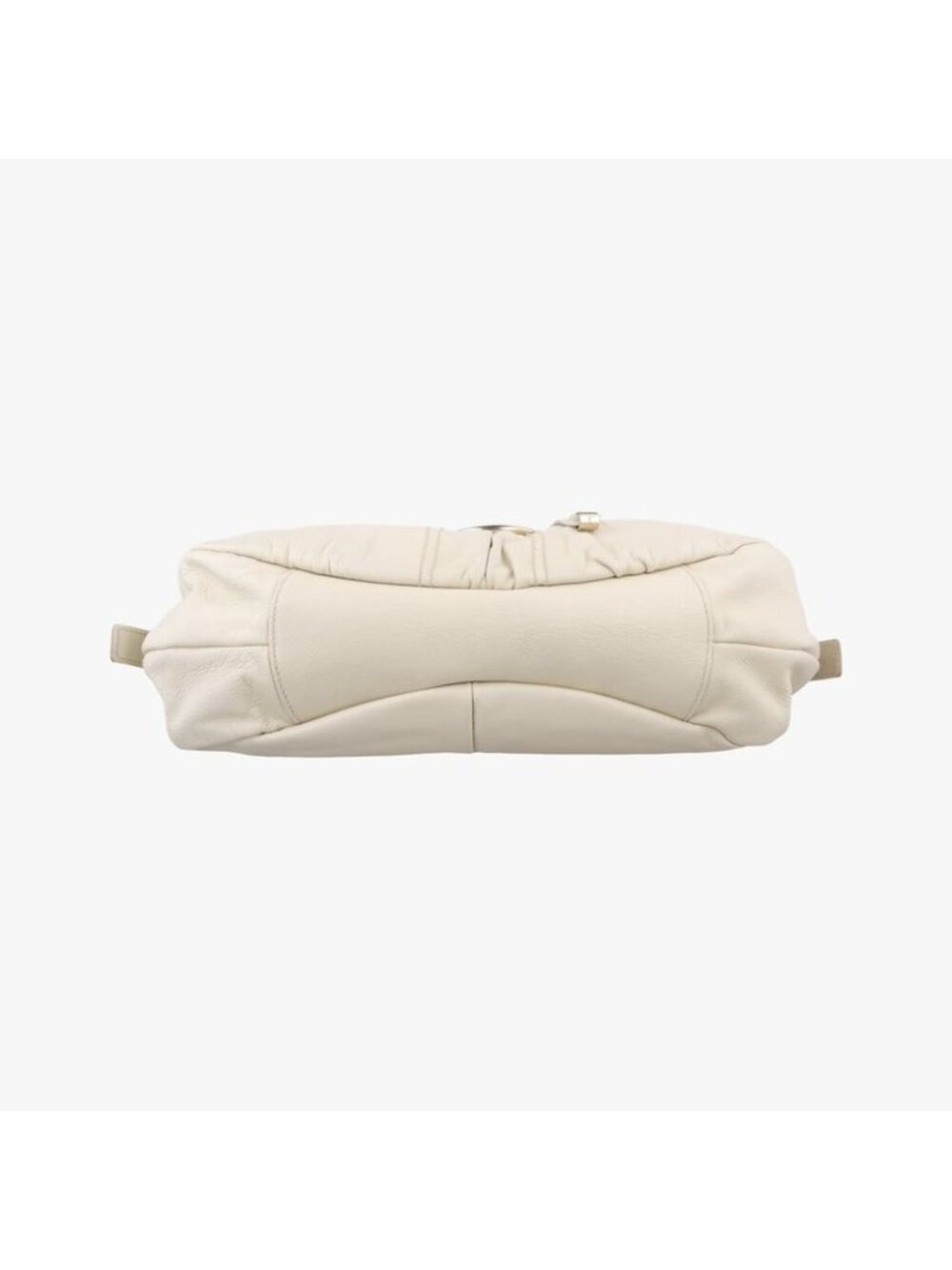 ★SOLD★ Saint Laurent Yves Laurentsaharienne White Leather Messenger Bag - Picture 3 of 15